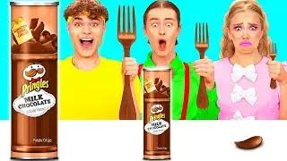 Big, Medium and Small Plate Challenge | Crazy Kitchen Situations by BaRaDa Challenge