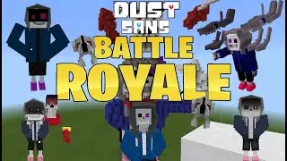 Dust Sans Battle Royale (Best DUST SANS???) Minecraft PE