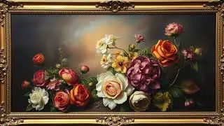 Vintage Romantic Mood Wallpaper Background | Ultra HD | Framed Original Digital Art
