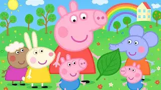 🍃🐷✨ Peppa Pig and the Dancing Leaf | Peppa Pig Funny Animation