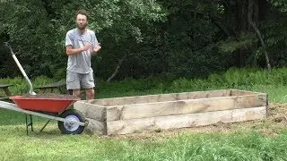 Building a raised bed with Mark Krawczyk