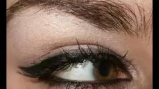 Rihanna & Angelina Jolie cat eyeliner eye make up tutorial
