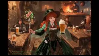 🍺 Fantasy Tavern Vibes | Anime Girls, Irish Music & Anime Fantasy Lookbook✨