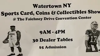 Watertown New York Card Show Review and My Card Show Strategy