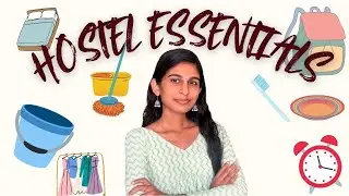 Essentials for HOSTEL LIFE ⏰🔦📖🧼|Malayalam |medstyletravel with adi
