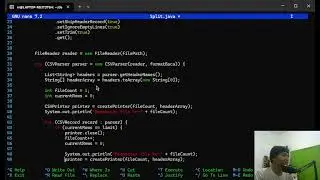 Java Split File Demo | Ervian Adhyatma Evrianto