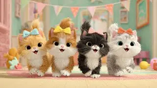 Meow Meow Billi Kerti Meow | म्याऊँ म्याऊँ बिल्ली करती म्याऊँ | Nursery Rhymes for Kids 