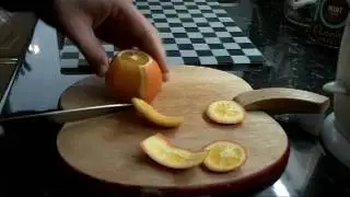 How to quickly peel an Orange