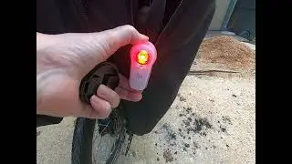 Safety Bike Lights on our Tandem Recumbent Trike (Terratrike Tandem Pro)