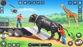 Animal Transporter:cargo truck - Real Zoo Transporter Truck Driving - Android GamePlay