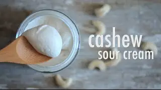 vegan cashew sour cream | hot for food