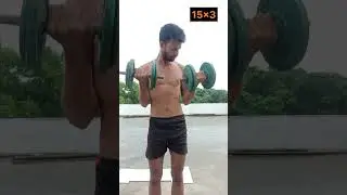 Day-9(CHEST & BICEPS) skinny to fit challenge💪#fitness#motivation#gym#army#chest#biceps#desihomegym