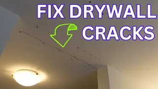 Fix Cracks In Ceiling Drywall