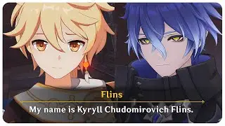 Flins Being a Gentleman & Greets Traveler (Cutscene) | Genshin Impact 6.0 Luna I