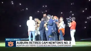 Auburn retires Cam Newton's No. 2 jersey
