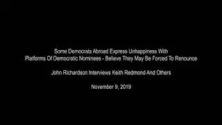John Richardson interviews Keith Redmond and others - November 9, 2019