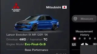 GT7 - Took the Evo iX drag racing in a fast street lobby