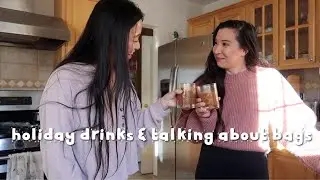 a holiday cocktail + my best friend&rsquo;s luxury collection | CHUUMAS DAY 4 🎄❄️