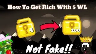 How To Get Rich With 5 WL | Growtopia