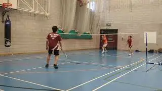 bjmf badminton group Sunday session (Billy and Winston Li Vs Keith and Adrian Yip)
