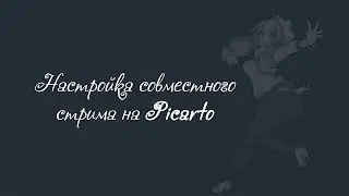 Настройки совместного стрима на Picarto
