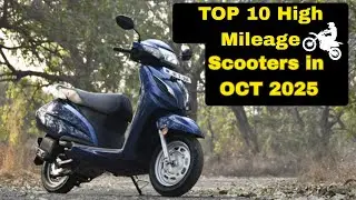 Top 10 Best Selling Scooters in India (October 2025) | Mileage, Performance & Sales Report
