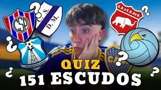 QUIZ de ADIVINAR 151 ESCUDOS del FÚTBOL ARGENTINO ¿ADIVINARÉ TODOS? | thomyadan