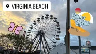 Пляж Virginia Beach , отдых на каникулах 🌹