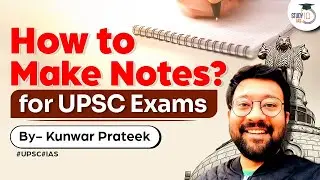 How to make Notes for UPSC Exams? Live Foundation Batch | StudyIQ IAS