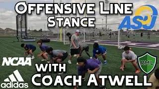 Offensive Line Stance Tips for High School Linemen | Angelo State | College Football Camp #NCAA