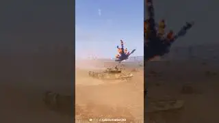 T-72 Turns APC Into Metal Shrapnel! #echogamer #gamingshots #milisim #battleground2025 #combat #war