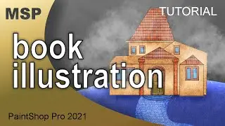 Book Illustration Coloring - Tutorial - PaintShop Pro
