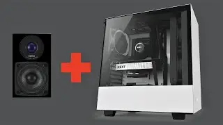 How to add 2.1 Sound to a PC. NZXT H500i and Starke Sound Echo Gear!