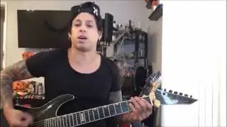 Kevin tracking guitars