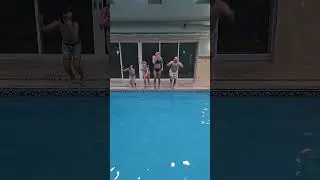 We made huge pool splash