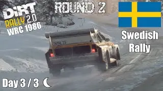 WRC 1986, Round 2 - Swedish Rally - Day 3 PM: SS11 + SS12 - DiRT RALLY 2.0