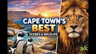 Cape Town 🇿🇦 | Natural Beauty, Wildlife & Epic Views in 4K #travel  #vlog #fyp  #penguin 