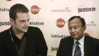 Indonesia's Chief Negotiator, Rachmat Witoelar, at the UNFCCC Climate Talks in Tianjin