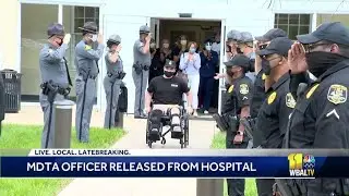 MDTA officer released from hospital with surprise
