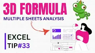 How to Use 3D Formulas To Analyze Multiple Sheets in Excel