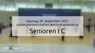 Landesmeisterschaften Berlin/Brandenburg Senioren I C Standard - 05.09.2021