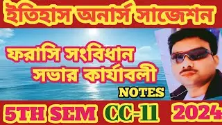 CU 5TH SEMESTER HISTORY HONOURS CC-11 SUGGESTIONS 2024 || MARKS 10 @mastudyroom123
