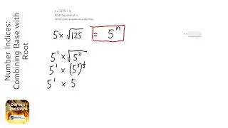 Number Indices: Combining Base with Root (Grade 8) - OnMaths GCSE Maths Revision