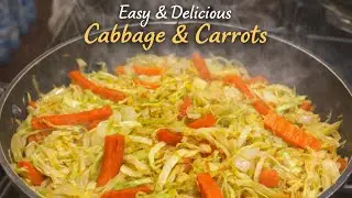 Simple Cabbage & Carrots Recipe | Peaceful Cooking Moment