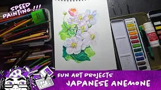 Speed Painting - Japanese Anemone