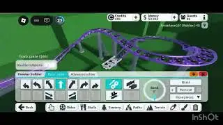 I just made a roller coaster at BQM Center in Marty&rsquo;s Theme Park