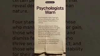 Psychologists Warn Four Human Types Driven by Their Worst Nature #motivation #quotes #psychology