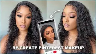This was a fail! 😆 | Recreating a Pinterest Makeup Look! | Fabulous Bre