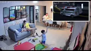 Enoch first reaction seeing the Tobot toy Transformation when he was 4 years old.
