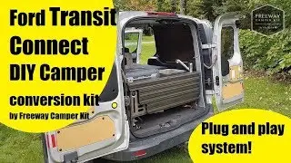 Ford Transit Connect Camper conversion kit by Freeway Camper Kit